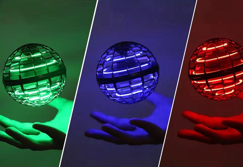 Flying Ball Rotating With LED Light Drone, Mini UFO 360 Degree Gyro Rotating Ball, Modern Mini Night Light Creative Flying UFO Drone Flying Ball Rotating With LED Light Drone, Mini UFO 360 Degree Gyro Rotating Ball, Modern Mini Night Light Creative Flying UFO Drone